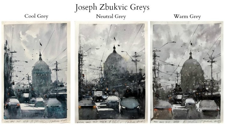 Daniel Smith aquarelverf tube 15ml - Joseph Zbukvic warm grey