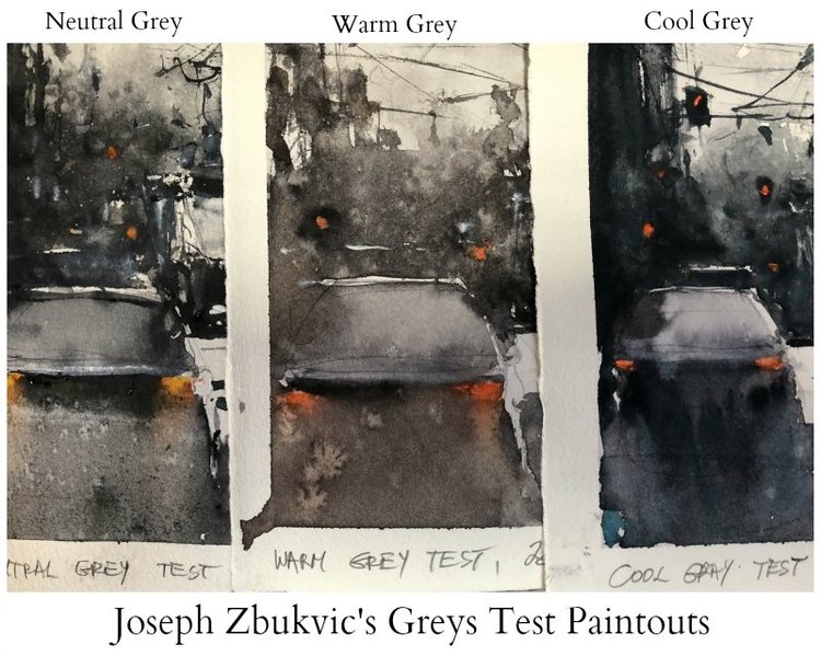 Daniel Smith aquarelverf tube 15ml - Joseph Zbukvic warm grey