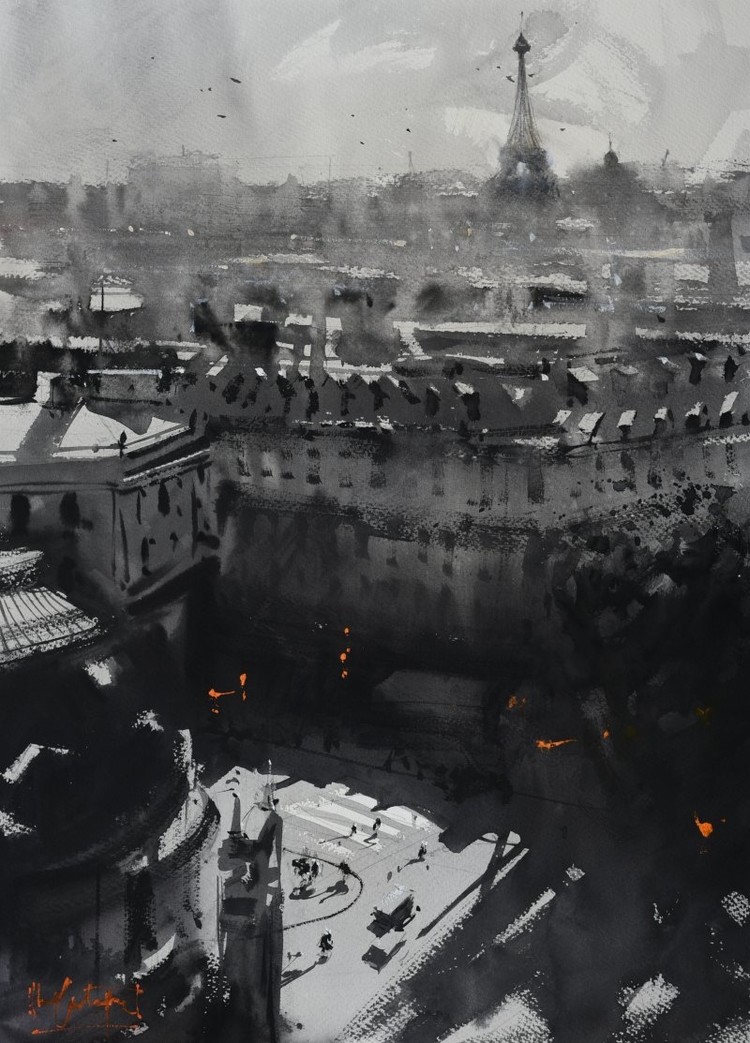 Daniel Smith aquarelverf tube 15ml - Alvaro's caliente grey