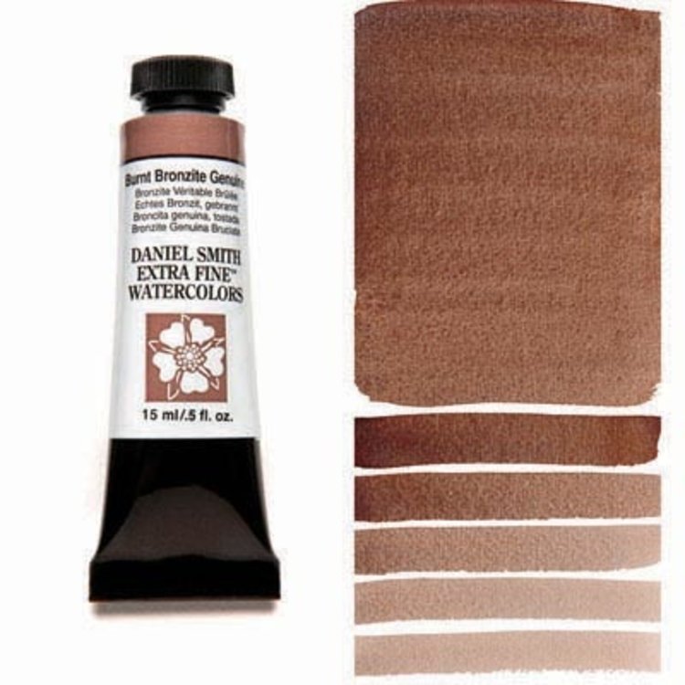 Daniel Smith aquarelverf tube 15ml - burnt bronzite genuine