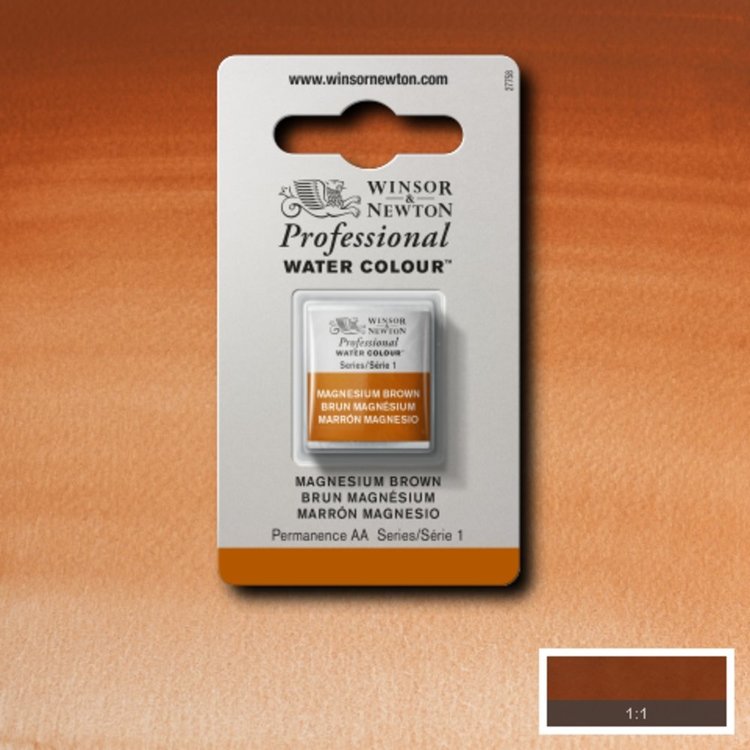 Winsor & Newton 381 aquarel napje - magnesium brown