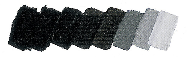 Schmincke (Mussini) 781 olieverf tube 35ml - lamp black