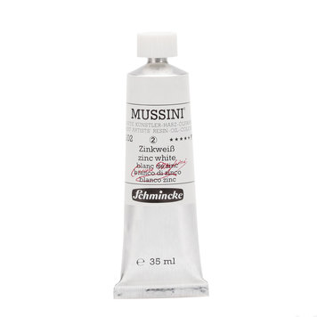 Schmincke (Mussini) 102 zinc white - 35ml olieverf