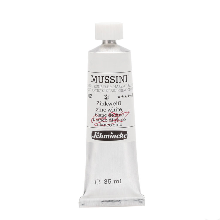 Schmincke (Mussini) 102 Mussini olieverf 35ml - zinc white