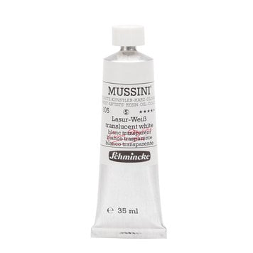 Schmincke (Mussini) 105 Mussini olieverf 35ml - transparent white