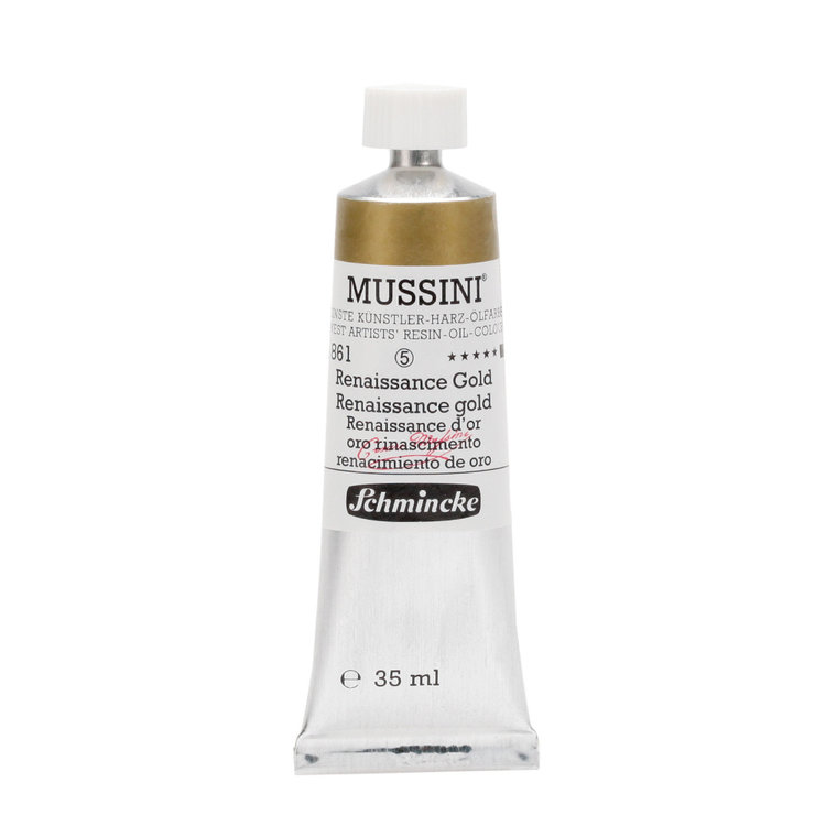 Schmincke (Mussini) 861 Mussini olieverf 35ml - renaissance gold
