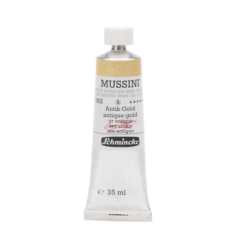 Schmincke (Mussini) 862 olieverf tube 35ml - antique gold