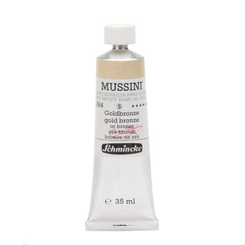 Schmincke (Mussini) 864 Mussini olieverf 35ml - gold bronze