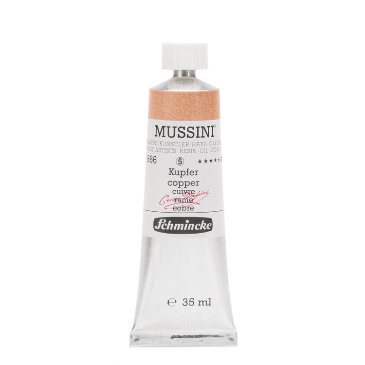 Schmincke (Mussini) 866 olieverf tube 35ml - copper