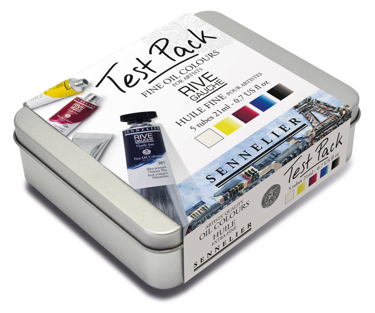 Sennelier (Rive Gauche) olieverf - Test Pack 5x 21ml