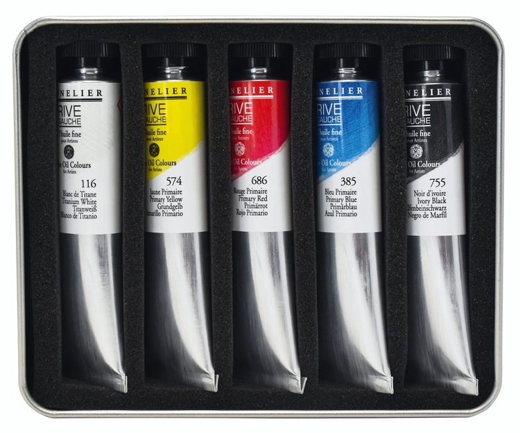 Sennelier (Rive Gauche) olieverf - Test Pack 5x 21ml