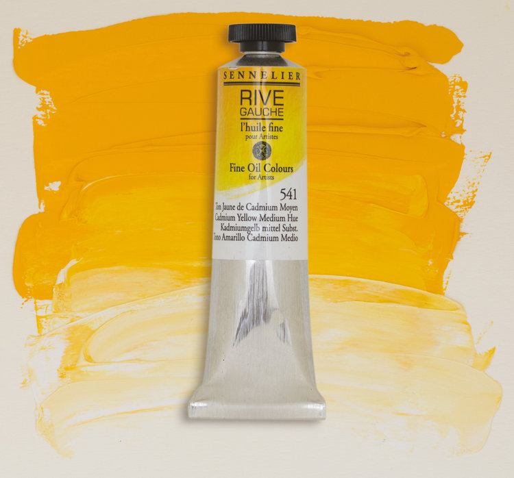 Sennelier (Rive Gauche) 541 olieverf tube 40ml - cadmium yellow medium hue