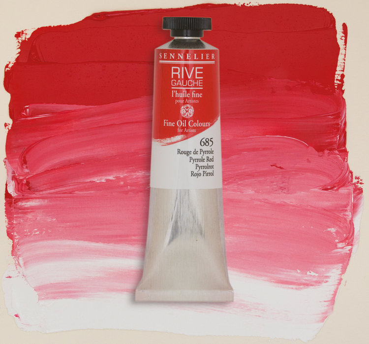 Sennelier (Rive Gauche) 685 olieverf tube 40ml - pyrrole red