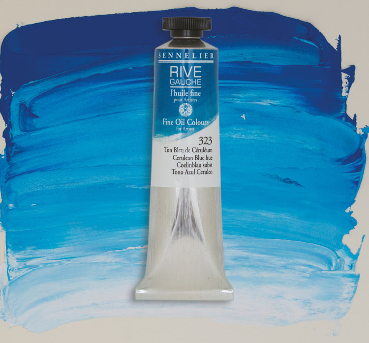 Sennelier (Rive Gauche) 323 olieverf tube 40ml - cerulean blue hue