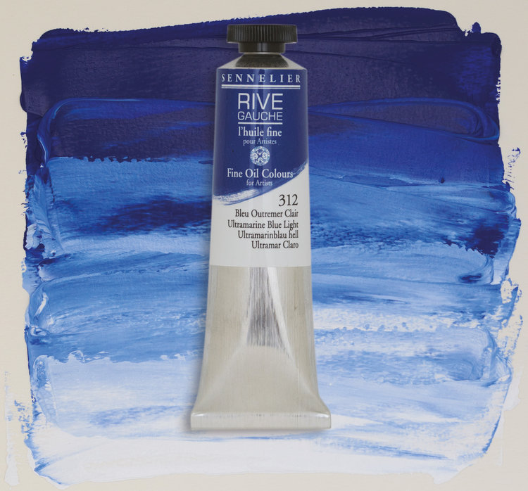 Sennelier (Rive Gauche) 312 olieverf tube 40ml - ultramarine blue light