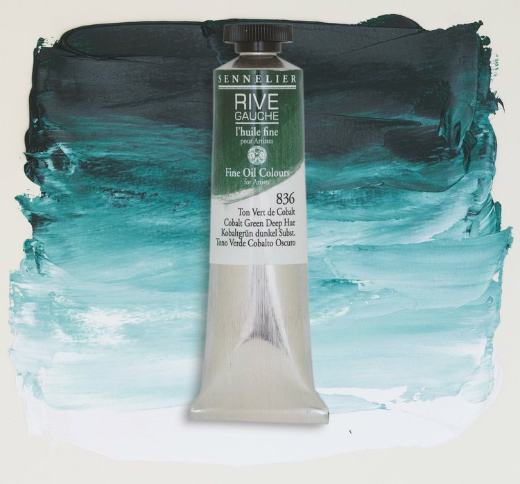 Sennelier (Rive Gauche) 836 olieverf tube 40ml - cobalt green deep hue
