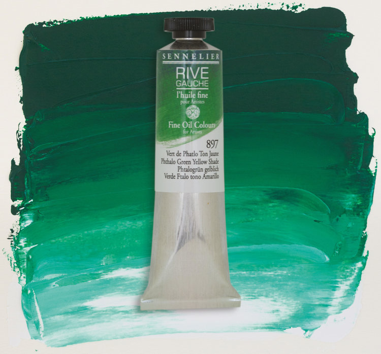 Sennelier (Rive Gauche) 897 olieverf tube 40ml - phthalo green yellow shade