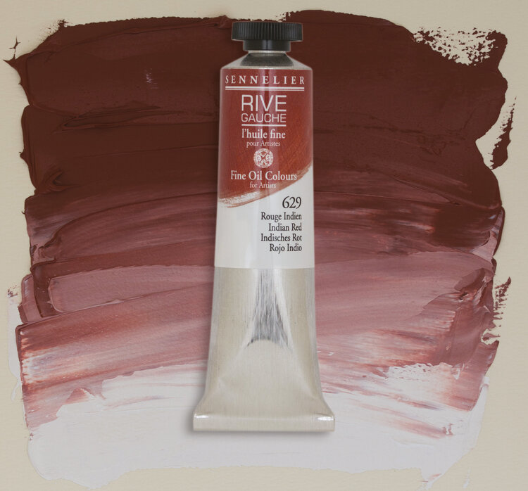 Sennelier (Rive Gauche) 629 olieverf tube 40ml - Indian red