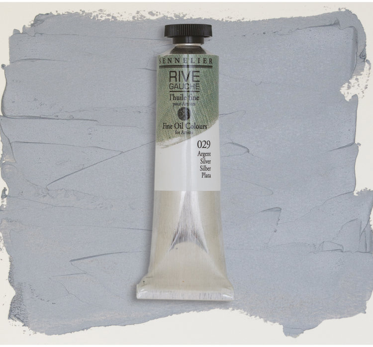 Sennelier (Rive Gauche) 029 olieverf tube 40ml - silver