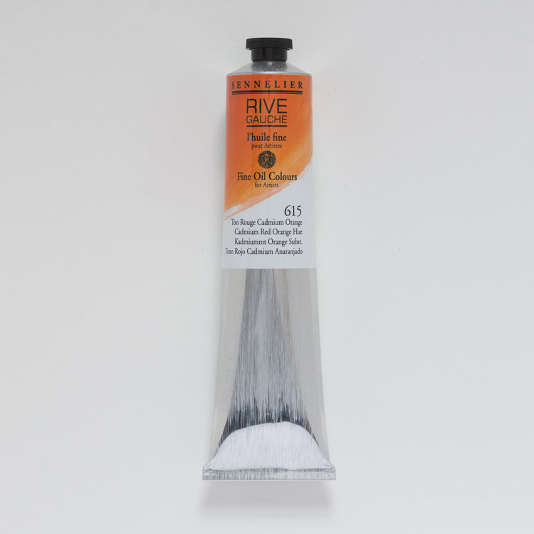 Sennelier (Rive Gauche) 615 olieverf tube 200ml - cadmium red orange hue