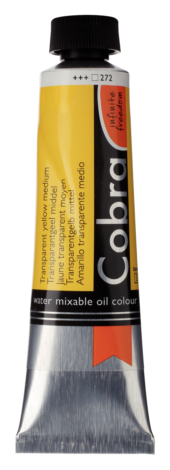 Cobra Artist 272 olieverf tube 40ml - transparant geel middel water vermengbaar