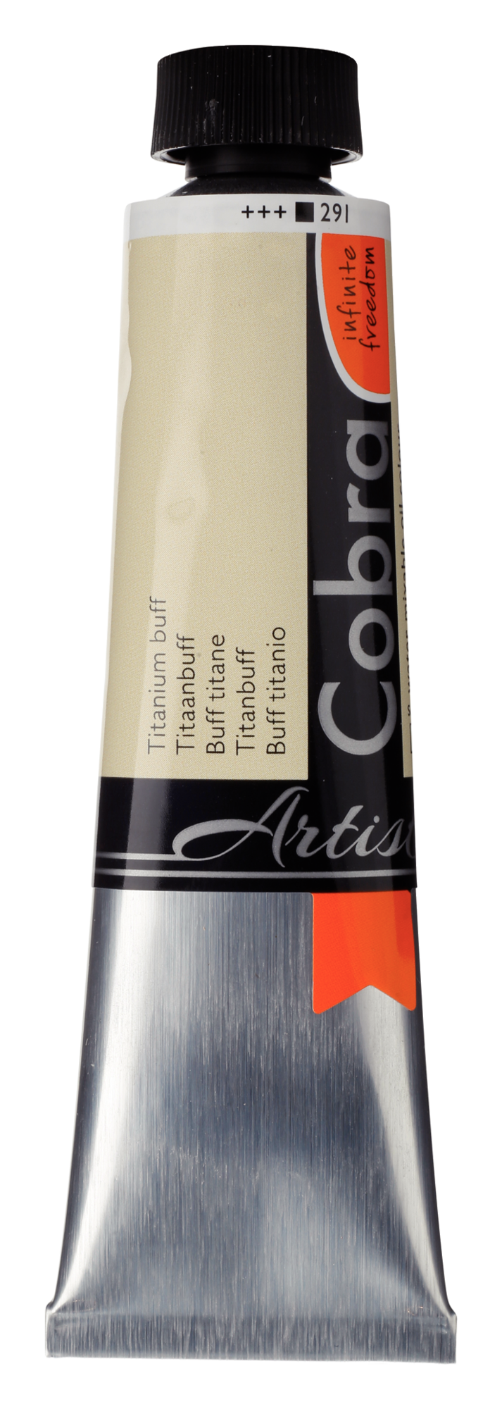 Cobra Artist 291 olieverf tube 40ml - titaanbuff water vermengbaar