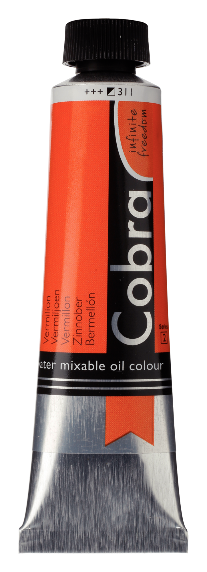 Cobra Artist 311 olieverf tube 40ml - vermiljoen water vermengbaar