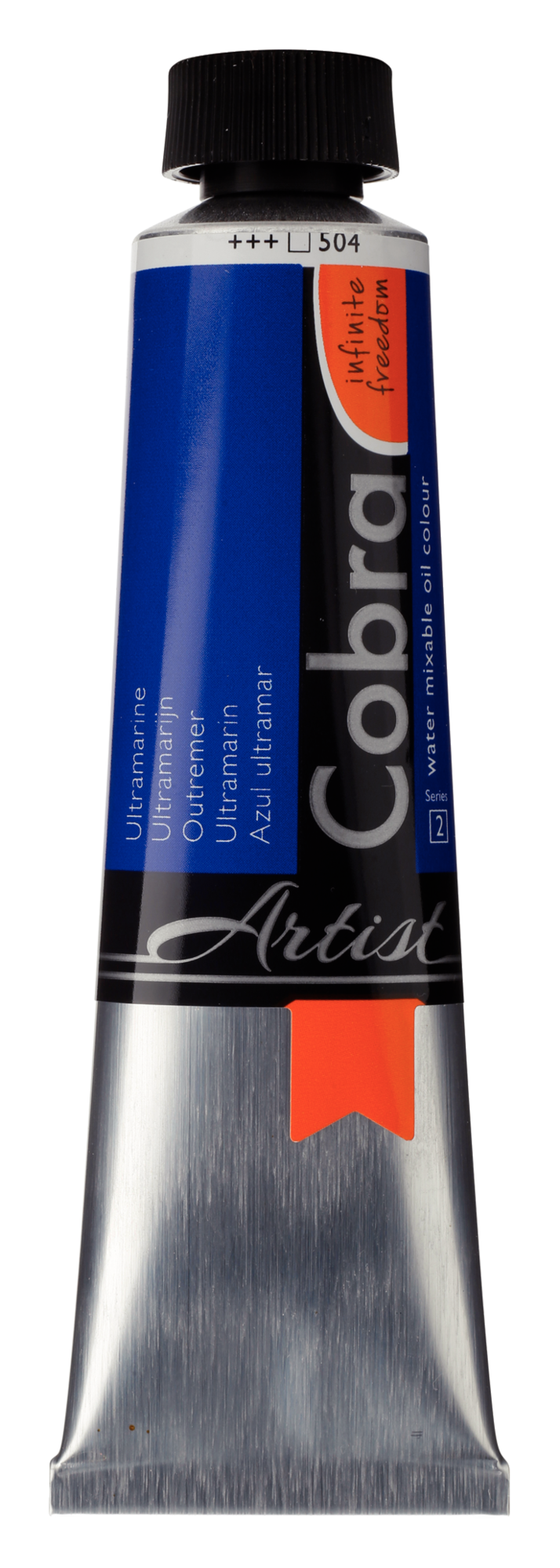 Cobra Artist 504 Artist (watervermengbare) olieverf 40ml - ulichtramarijn