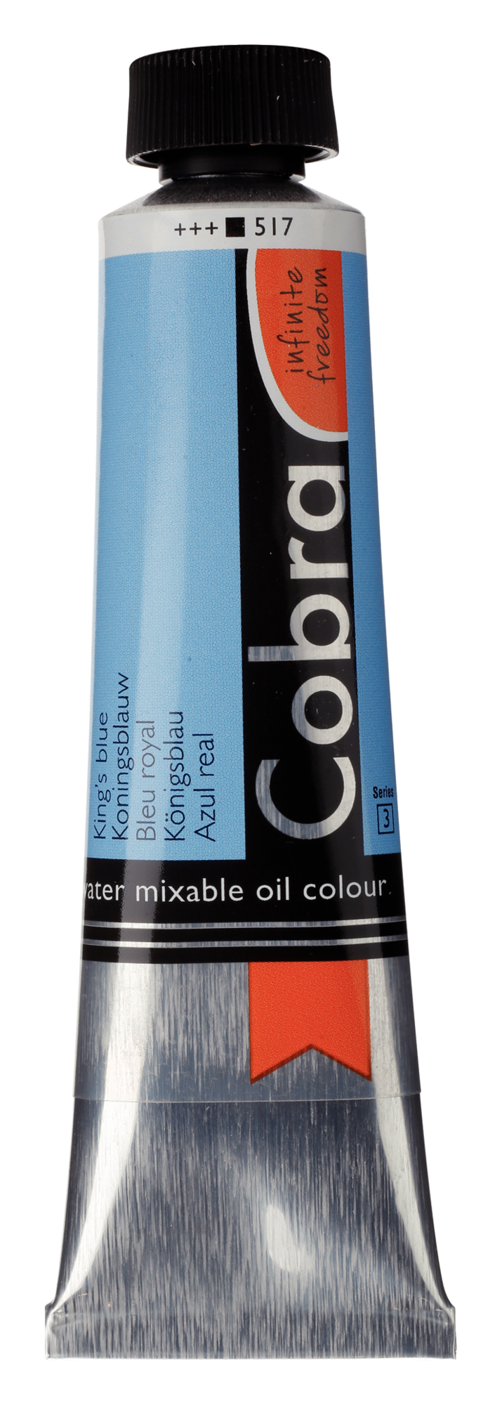 Cobra Artist 517 olieverf tube 40ml - koningsblauw water vermengbaar