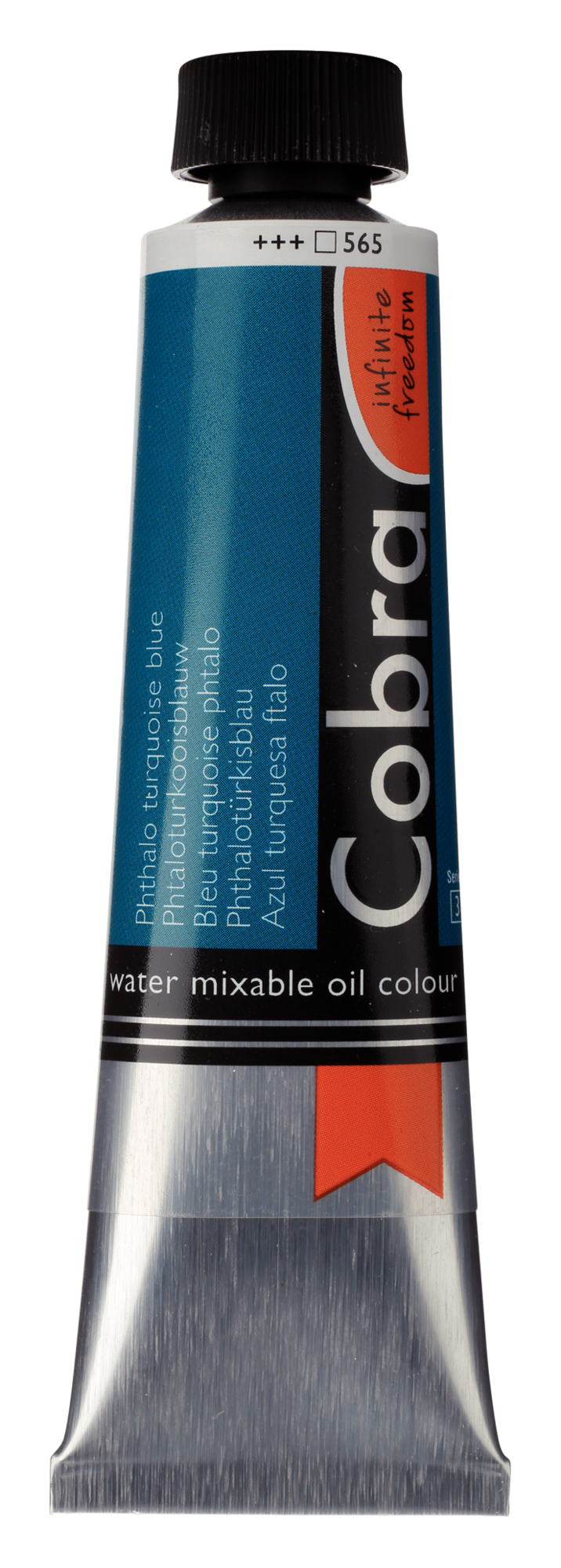 Cobra Artist 565 olieverf tube 40ml - phtalo turkooisblauw water vermengbaar