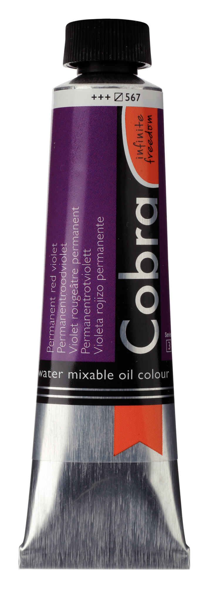 Cobra Artist 567 olieverf tube 40ml - permanent roodviolet water vermengbaar