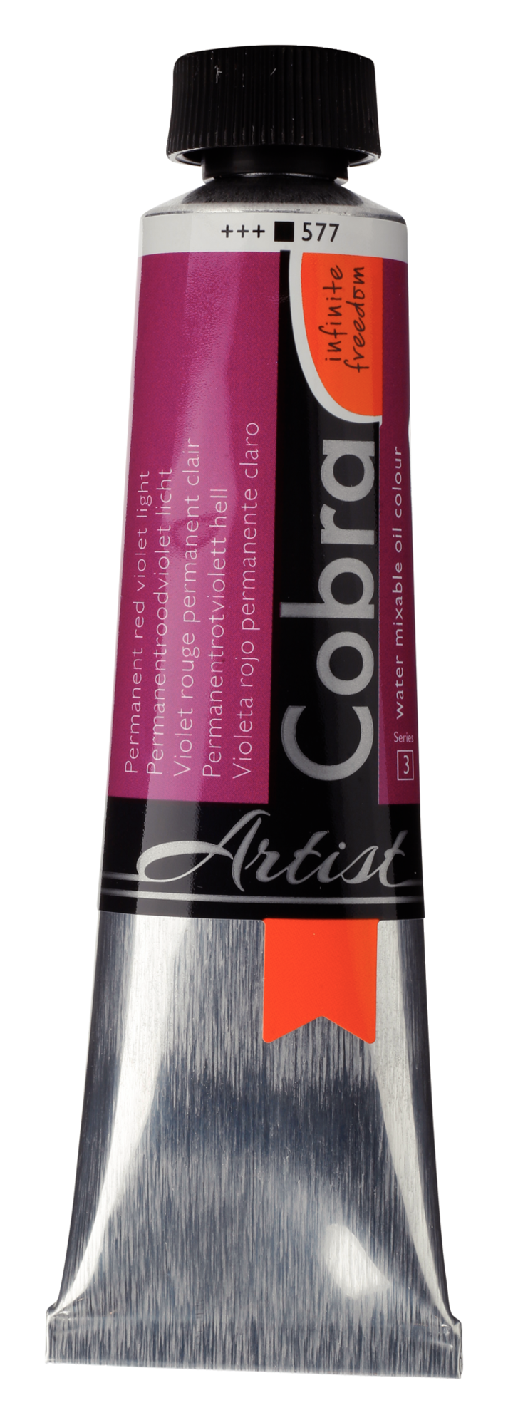 Cobra Artist 577 olieverf tube 40ml - permanent roodviolet licht water vermengbaar