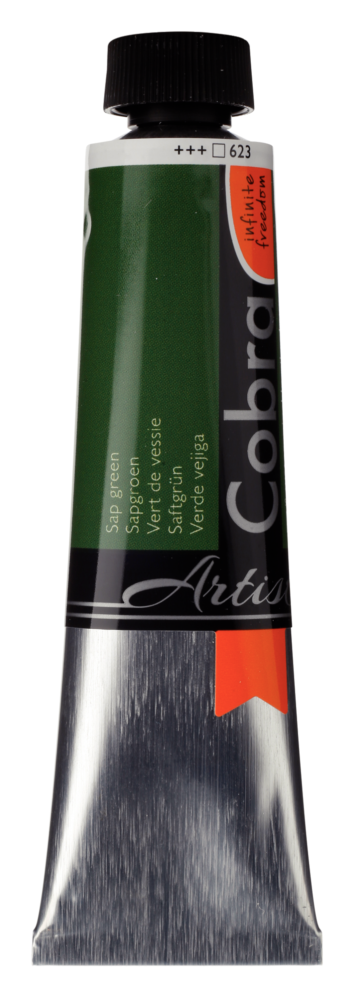 Cobra Artist 623 olieverf tube 40ml - sapgroen water vermengbaar