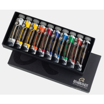 Rembrandt olieverf basisset 10x 15ml
