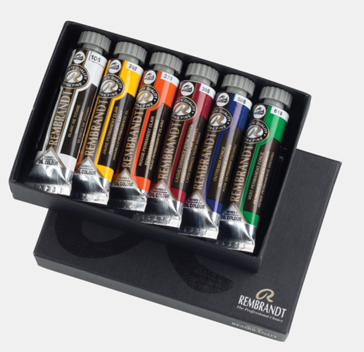 Rembrandt olieverfstarterset 6x 15ml