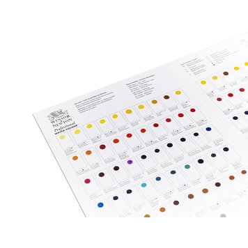 Winsor & Newton dot card (109 kleuren)