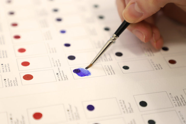 Winsor & Newton dot card (109 kleuren)