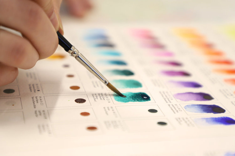 Winsor & Newton dot card (109 kleuren)