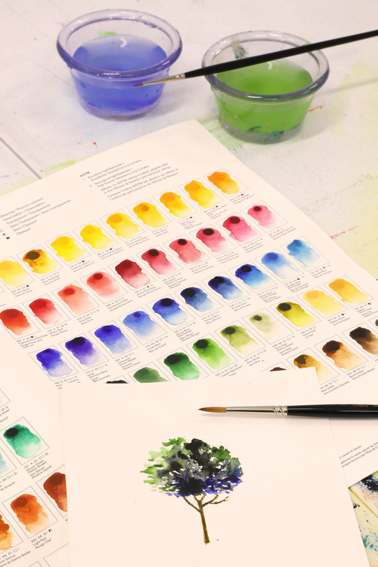 Winsor & Newton dot card (109 kleuren)