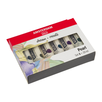 Amsterdam acrylverf 6x 20ml parelmoer