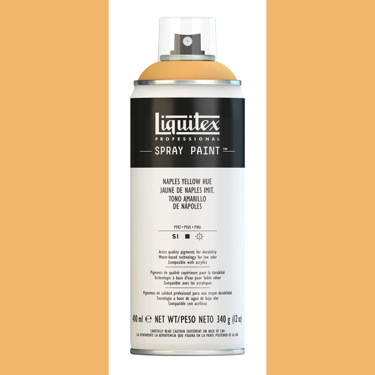 Liquitex spuitbus acrylverf / spraypaint Napels yellow light
