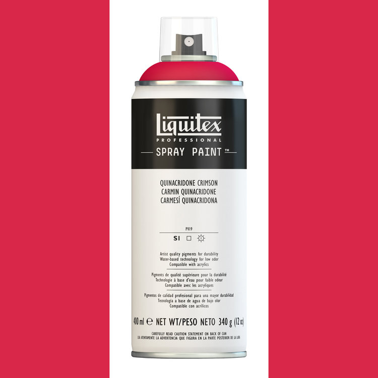 Liquitex spuitbus acrylverf / spraypaint quinacridone crimson