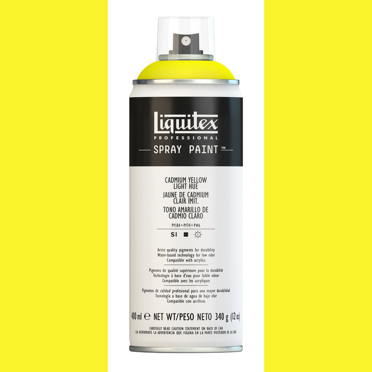 Liquitex spuitbus acrylverf / spraypaint cadmium yellow light hue