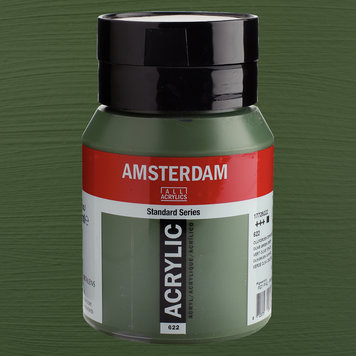 Amsterdam 622 acrylverf 500ml olijfgroen donker