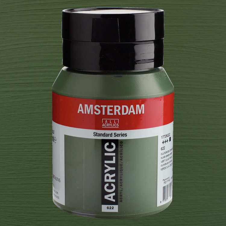 Amsterdam 622 acrylverf pot 500ml - olijfgroen donker