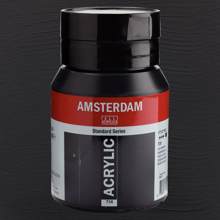 Amsterdam 735 acrylverf 500ml - oxyd zwart