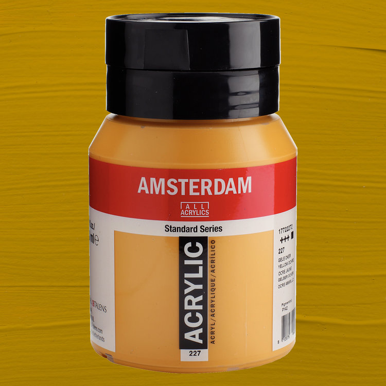 Amsterdam 227 acrylverf 500ml gele oker