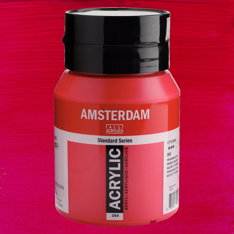 Amsterdam 369 acrylverf pot 500ml - primair magenta