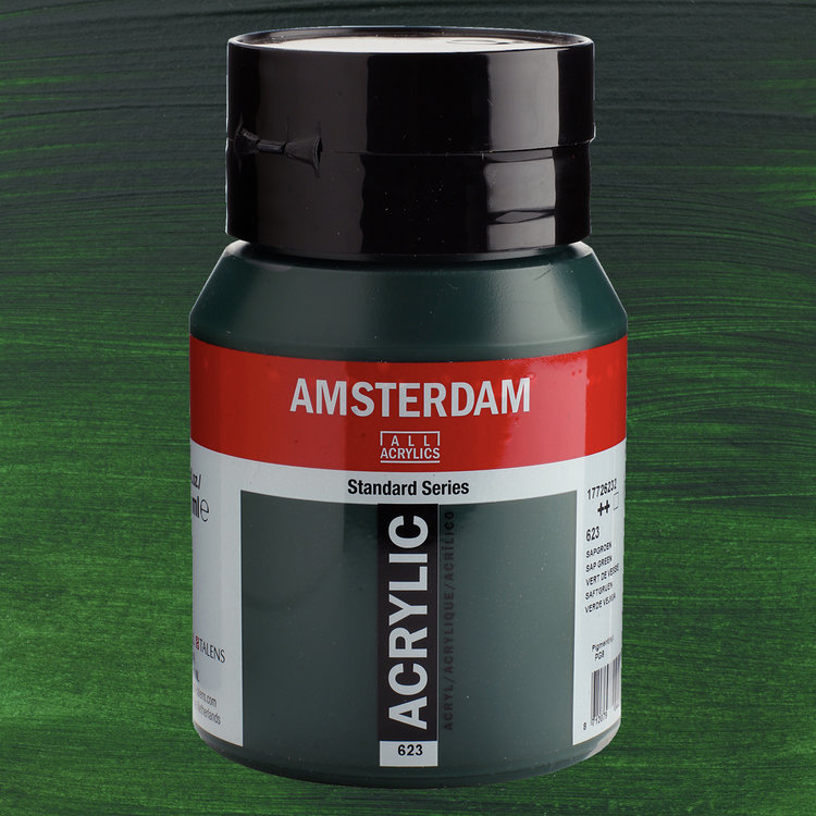Amsterdam 623 acrylverf 500ml sap groen