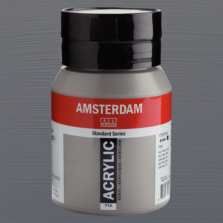 Amsterdam 710 acrylverf pot 500ml - neutraal grijs